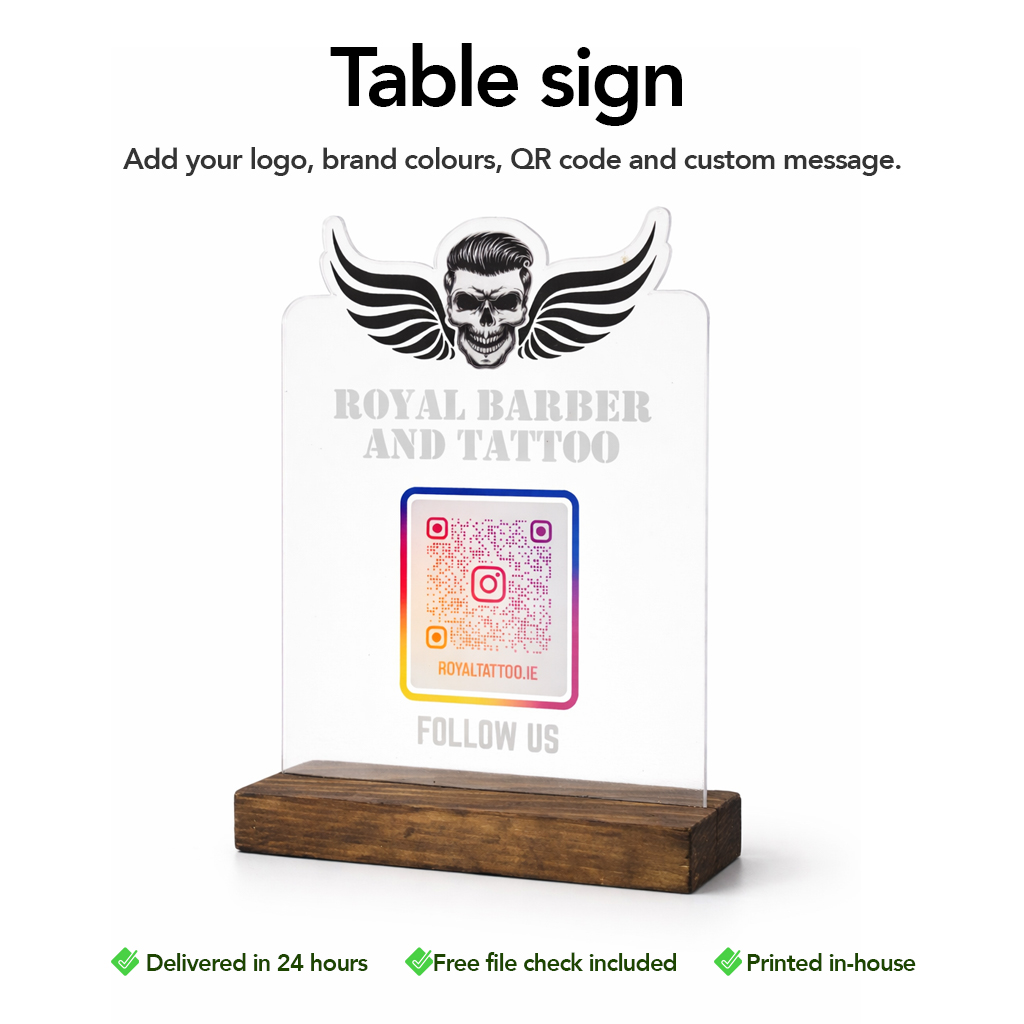 Table Sign