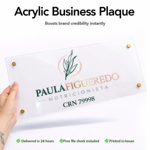 Acrylic Business Plaque